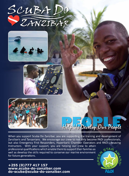 Scuba Do Zanzibar People Poster - click to download